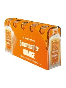 Jaegermeister Jägermeister Mini Meister Orange Liqueur 10x0,02L