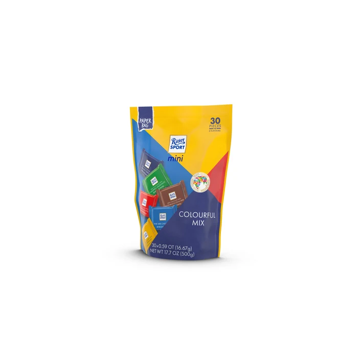 Ritter Sport Mini Pouch Colourful Mix 500g
