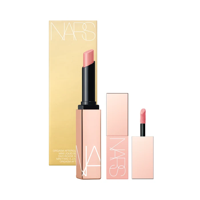 Nars Orgasm Afterglow Lipstick & Mini Liquid Blush Duo