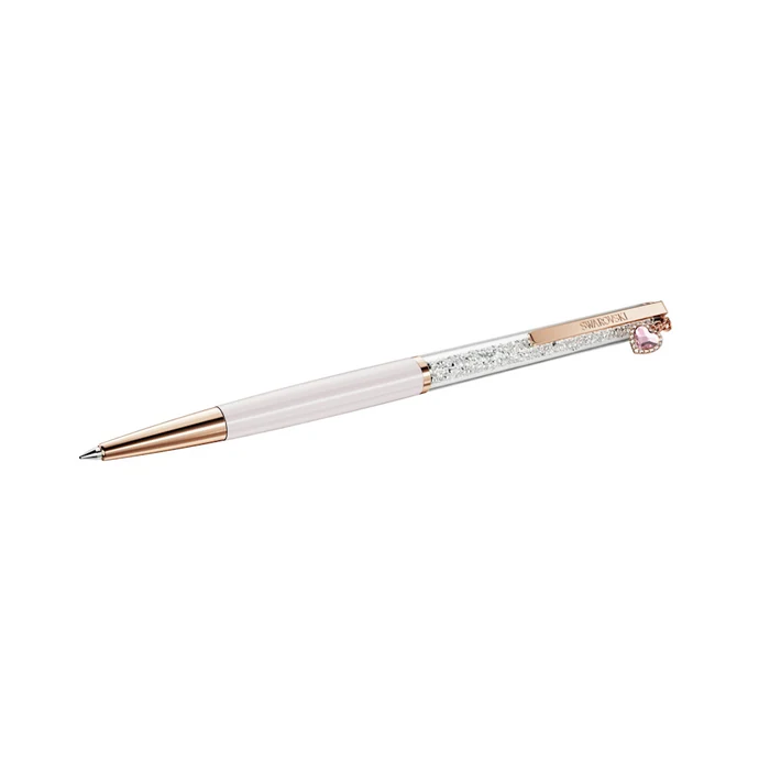 Swarovski Crystalline Ballpoint Heart Pink Rose Gold - Ss Box