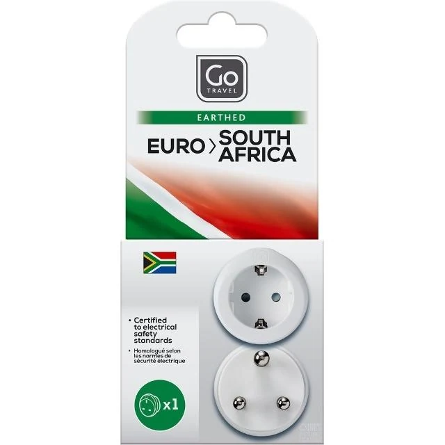 GO TRAVEL Europe = south africa adaptor
