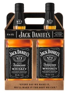 Jack Daniel S Jack Daniel's Black Label No. 7 Whiskey 2x1L*