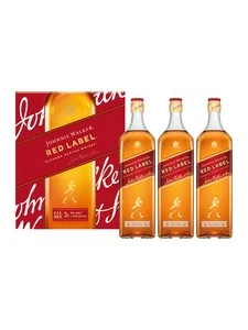 Johnnie Walker Johnnie Walker Red Label Blended Scotch Whisky Triple Pack 3x1L
