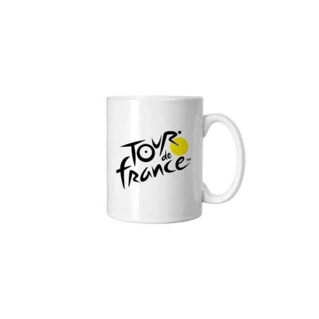 TOUR DE FRANCE - TDF White mug with tour de france logo