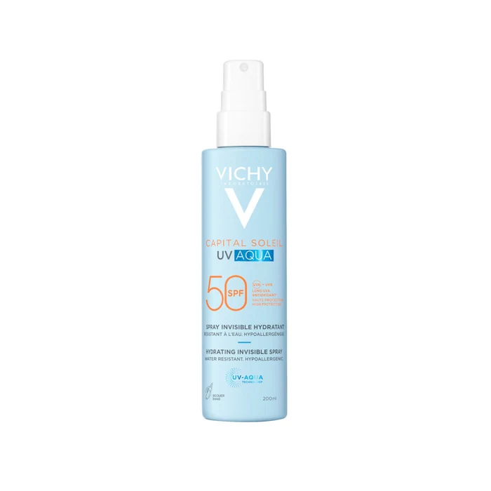 Vichy Uv Aqua Hydrating Invisible Spray Spf 50