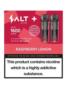 Salt POD 2 pcs | SALT LITE Raspberry Lemon 20mg/ml TPD2*