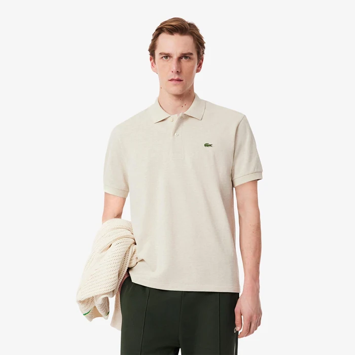 Lacoste Original L.12.12 Heathered Petit Piqué Cotton Polo Shirt