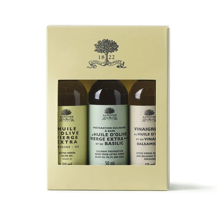 A L'Olivier 3 Glass Miniatures
