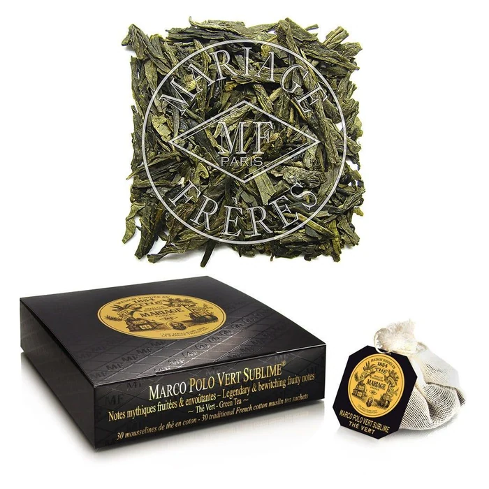 Mariage Frères Marco Polo Vert Sublime - Box Of 30 Muslin Tea Sachet