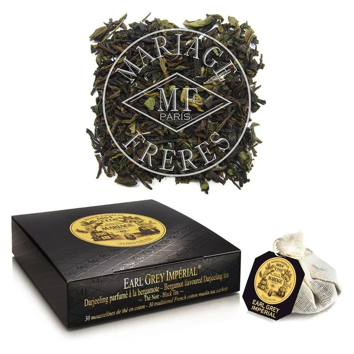 Mariage Frères Earl Grey Impérial - Box Of 30 Muslin Tea Sachet at Paris