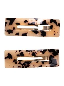 Ronald A S Ronald A/S 2-pack Acrylic Hair Clips, size: 9 17 g