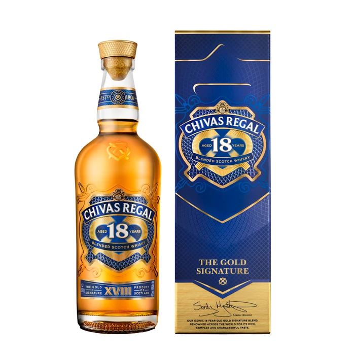 Chivas Regal 18 Year Old Blended Scotch Whisky Scotland