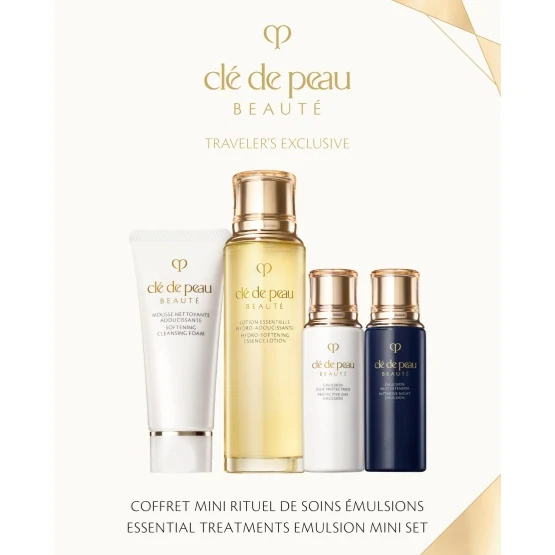 Clé de Peau Beauté ESSENTIAL TREATMENTS EMULSION MINI SET