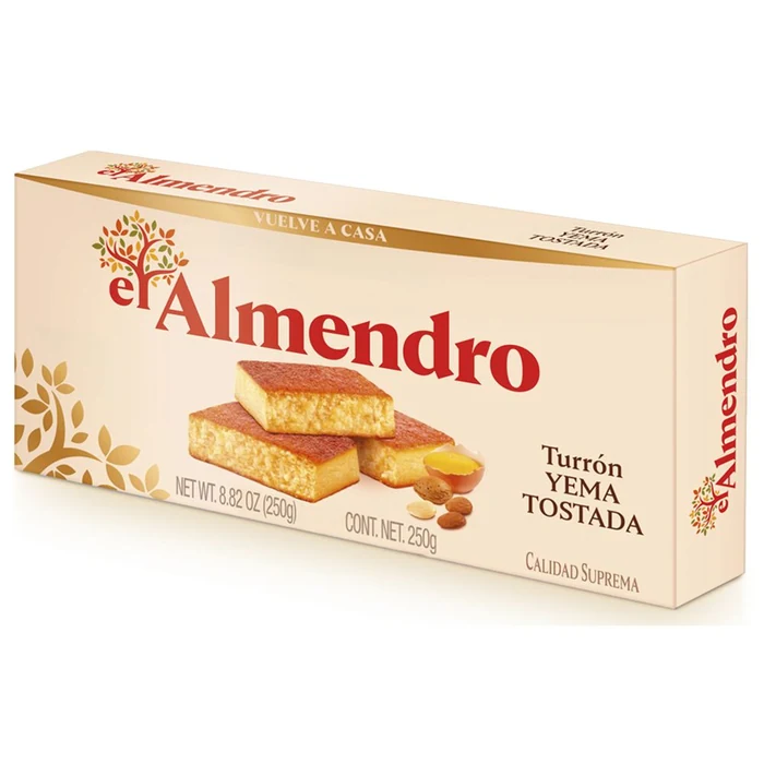El Almendro Turrón De Yema 250g