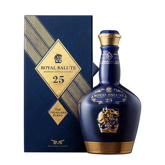 ROYAL SALUTE ROYAL SALUTE 25 YEARS OLD THE TREASURED BLEND SCOTCH WHISKY