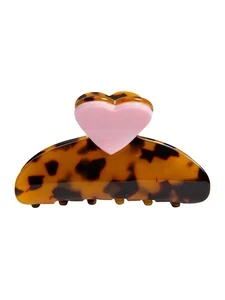 Ronald A S Ronald A/S Hair Care Turtle Heart Hair Clip Medium 21,3 g