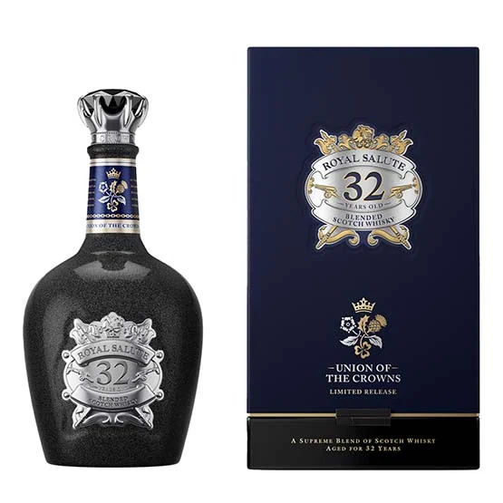 ROYAL SALUTE ROYAL SALUTE 32 YEARS OLD UNION OF THE CROWN SCOTCH WHISKY