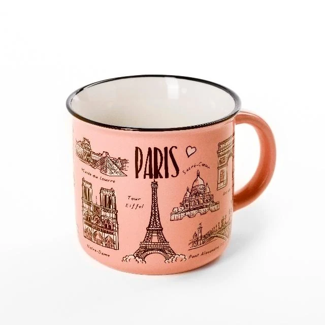 Souvenir de Paris Pink mug
