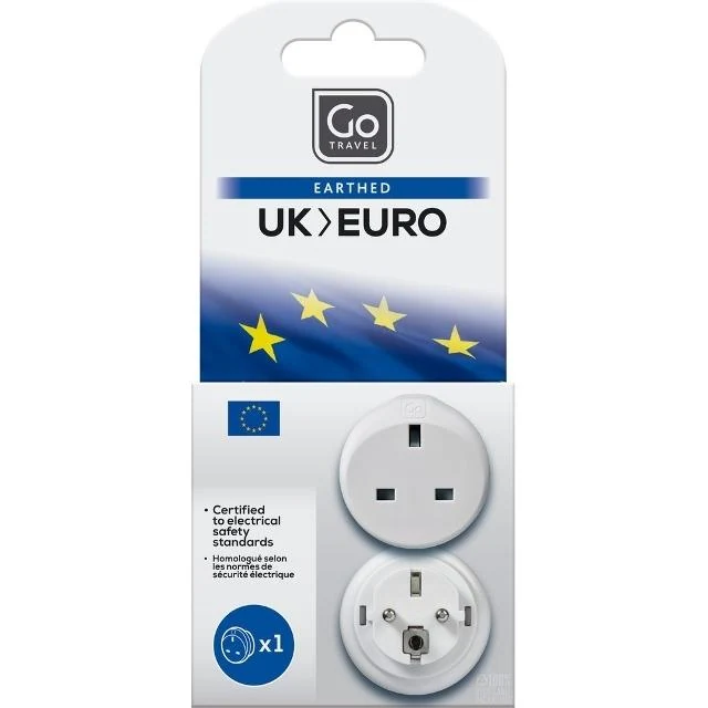 GO TRAVEL Uk = europe adaptor