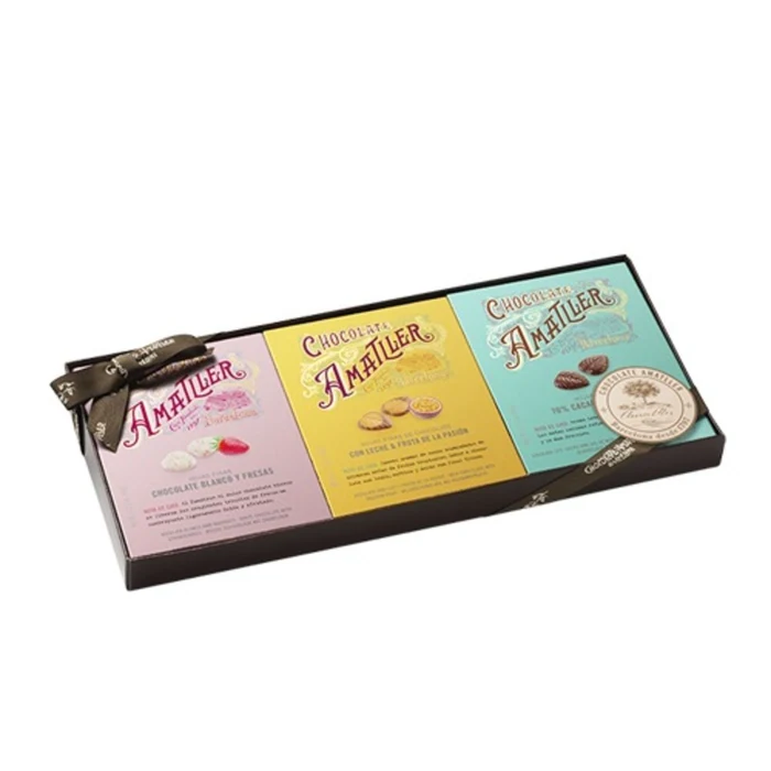 Chocolate Amatller Pack 3 Unidades 180g