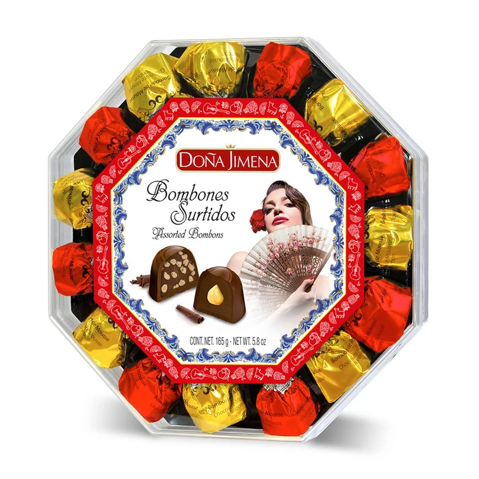 Doña Jimena Bonbons Assosrtment Hazelnut And Mousse Chocolates 165g