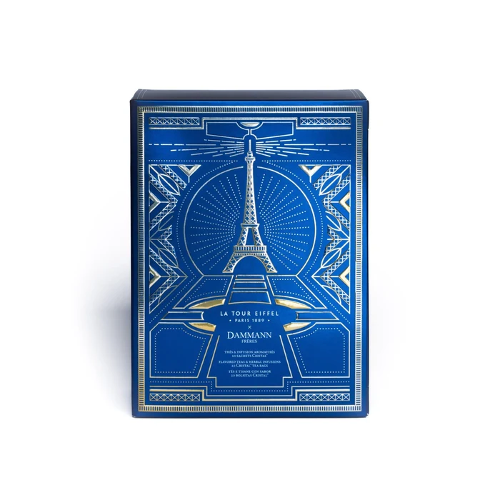 DAMMAN FRERES Tour Eiffel Gift Set - 20 Sachets Of Teas & Infusion