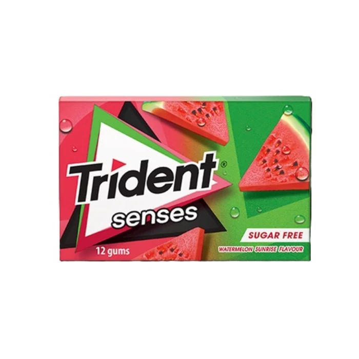 Trident Senses Wallet Pack Watermelon 23g