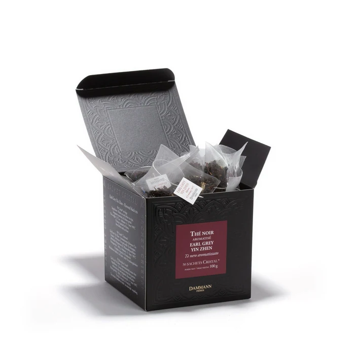 DAMMAN FRERES Earl Grey Yin Zhen, Box Of 50 Cristal Sachets