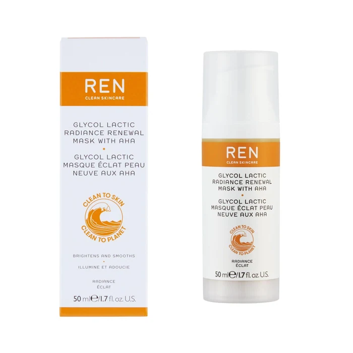 Ren Radiance Glycol Lact Ew Mask
