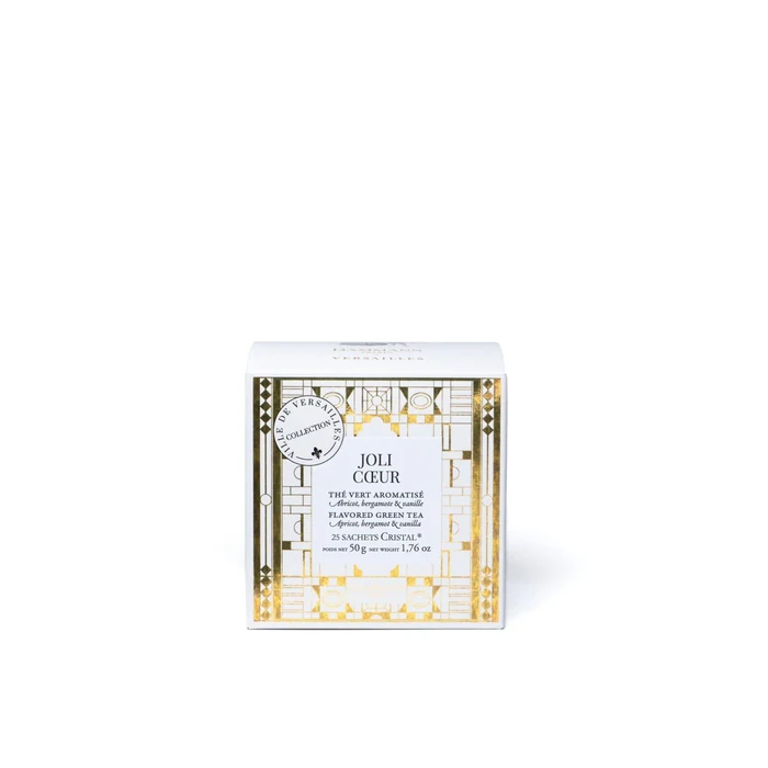 DAMMAN FRERES Joli Cœur, Box Of 25 Cristal Sachets
