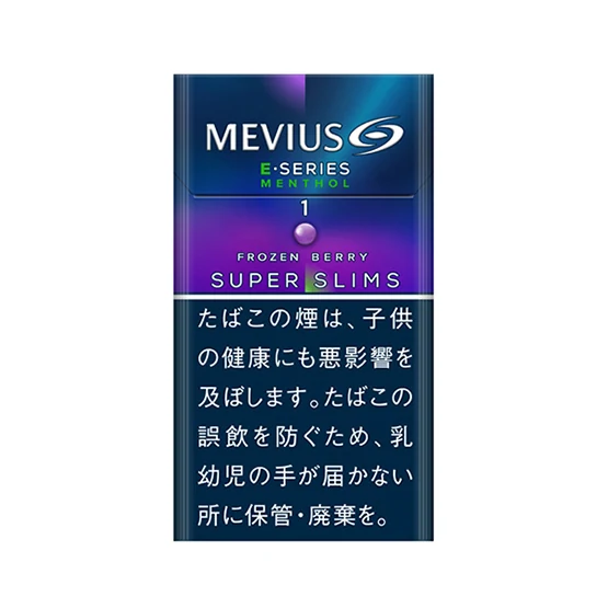 MEVIUS MEVIUS E-SERIES MENTHOL  FROZEN BERRY 1 100s SLIM