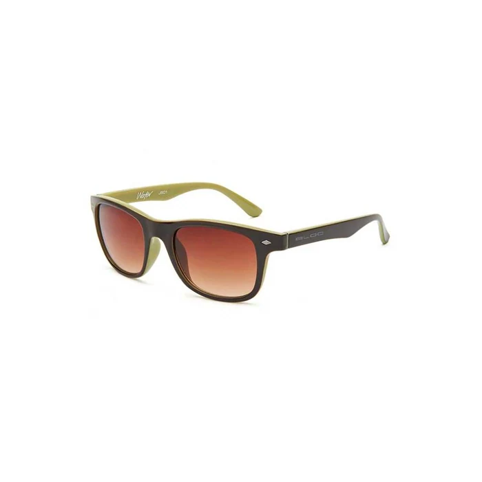 Bloc Wafer Geen And Brown Sunglasses J501