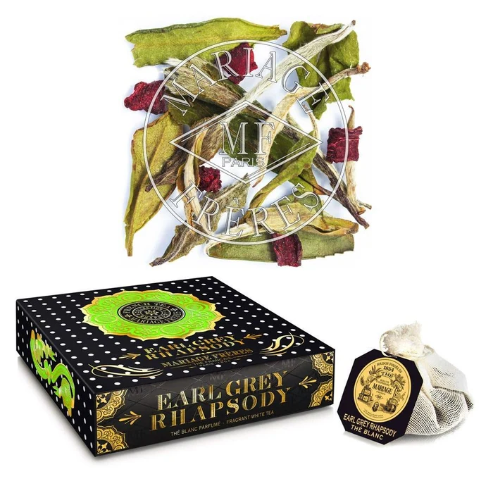 Mariage Frères Earl Grey Rhapsody - Box Of 30 Muslin Tea Sachet