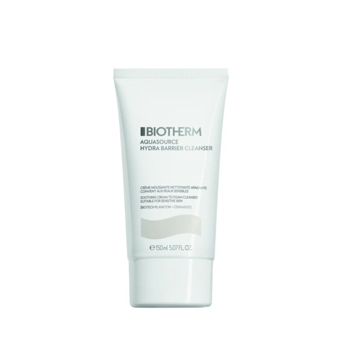 Biotherm Aquasource Hydra Barrier Cream Soothing + Cleansing With Bio-ceramides