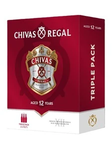 Chivas Chivas Regal 12y Blended Scotch Whisky Triple Pack 3x1L