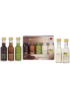 Bottega Bottega I Love Italy Liqueur Mini. Multi Pack (Chocol., Gianduia Chocol., white Chocol., Lemon, Pistachio) 5x0.03L, gift box