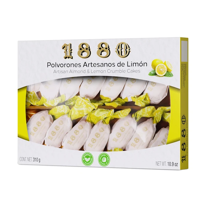 Turrón 1880 Polvorones Artesanos De Limón 310g