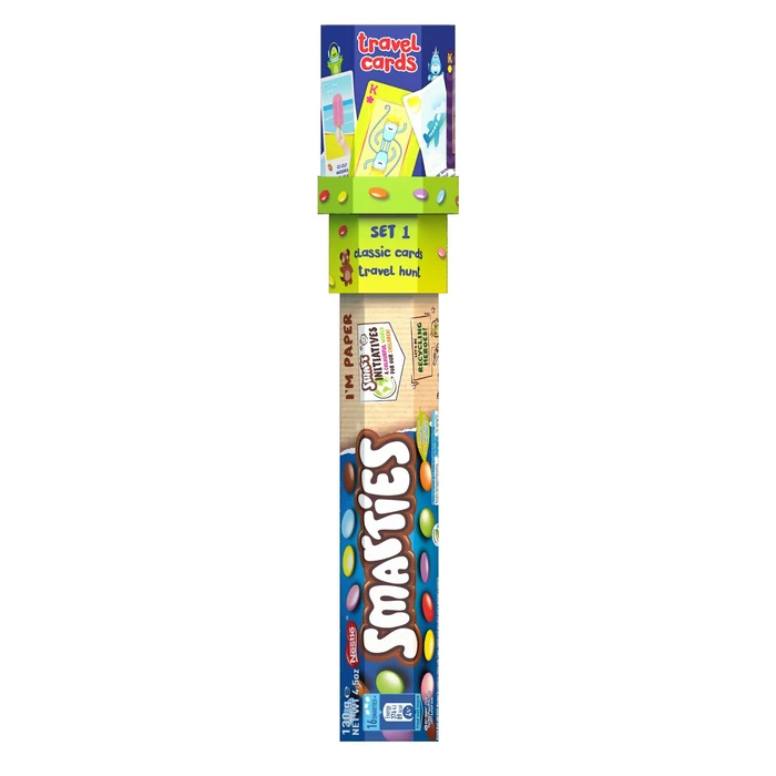 Smarties Travel Cards Topper Giant Hexatube