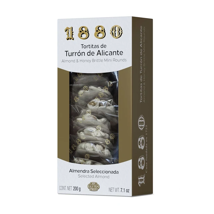 Turrón 1880 Turron Tortitas Alicante 200g