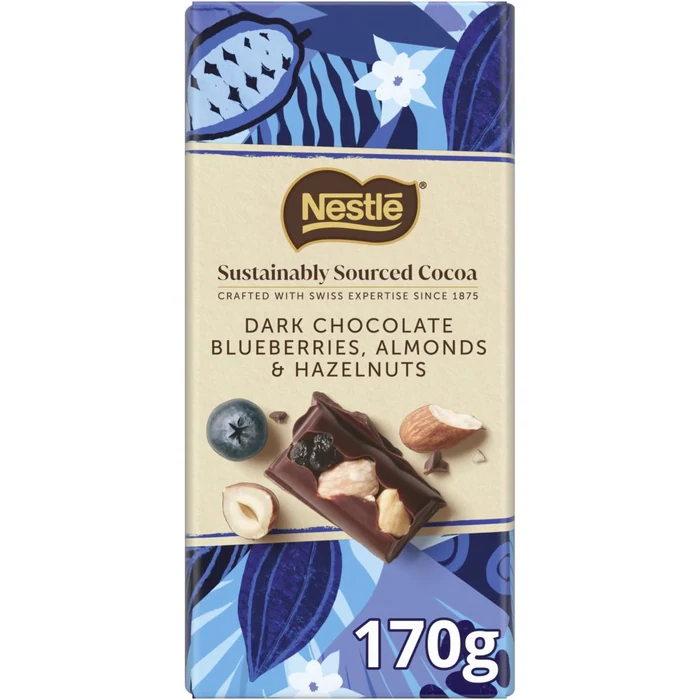 Nestlé Dark Blueberries Hazelnuts Almond 170g