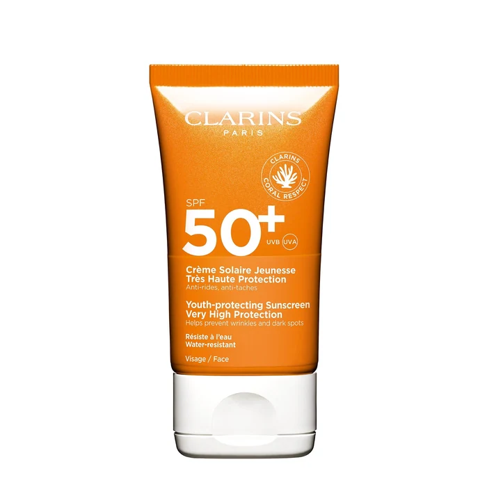 Clarins Youth-protecting Sunscreen Very High Protection For Face
