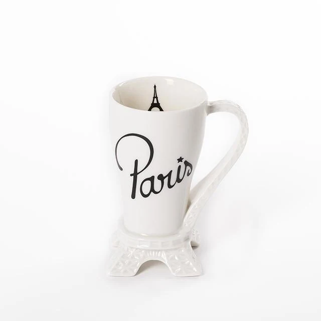 Souvenir de Paris White eiffel tower mug