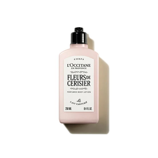 LOCCITANE FLEURS DE CERISIER PERFUMED BODY LOTION 250ML