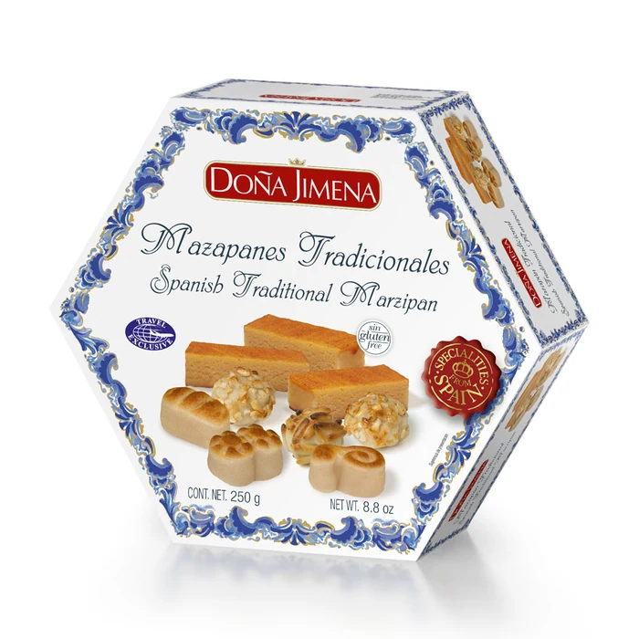 Doña Jimena Assortment Hexagon Marzipan 250g
