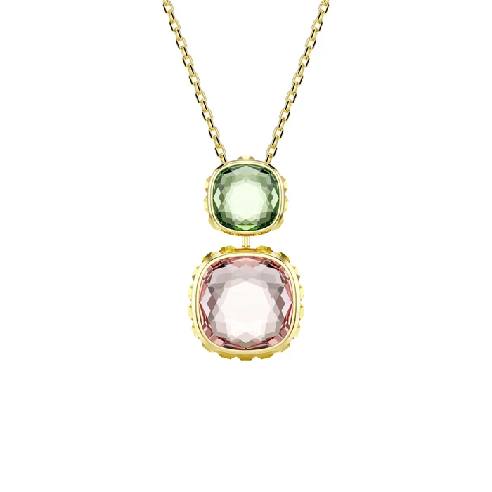 Swarovski Chroma Gold Necklace - Ss Box