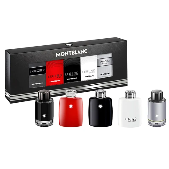 MONT BLANC MONTBLANC MINIATURES SET 4.5ML X 5