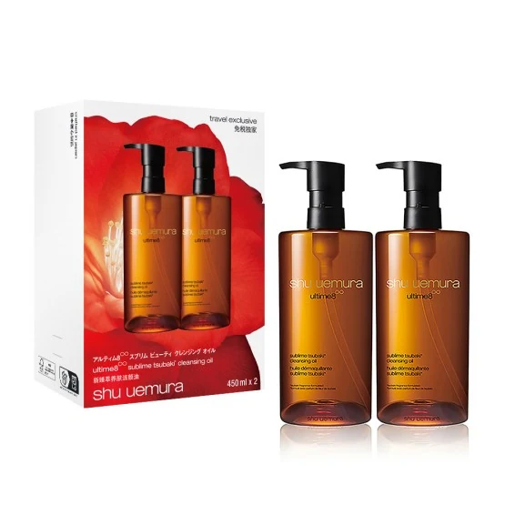 SHU UEMURA ultime8∞ sublime Tsubaki cleansing oil duo (2x450ml)