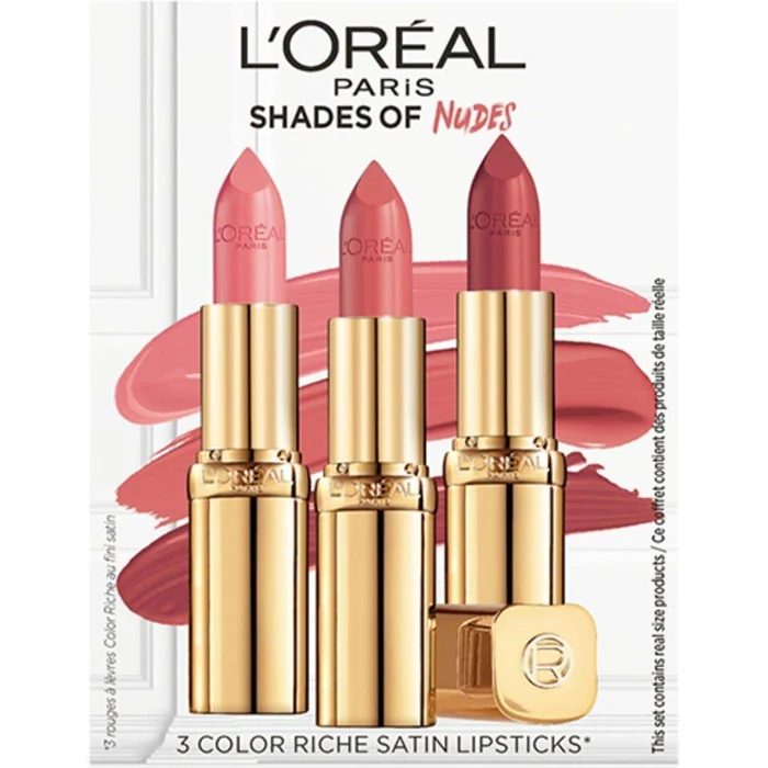 L'Oréal Paris Color Riche Shades Of Nudes Trio