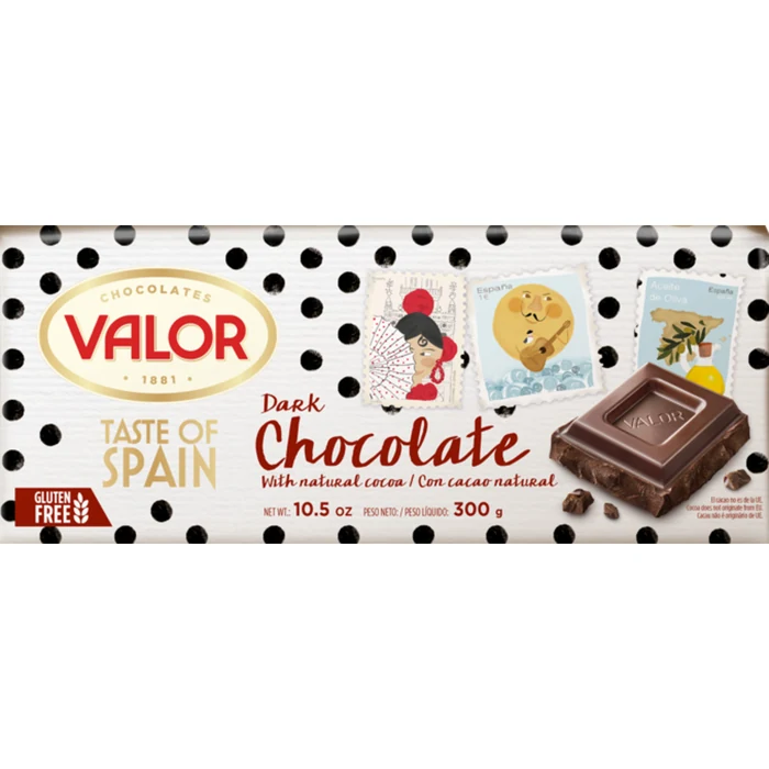 Valor Taste Of Spain Dark Chocolate 300g
