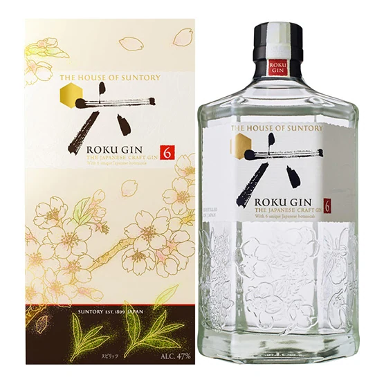 SUNTORY THE JAPANESE CRAT GIN ROKU